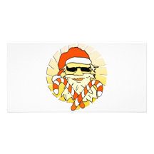 Santa Claus Photo Card Template