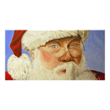 Santa Claus Photo Card Template