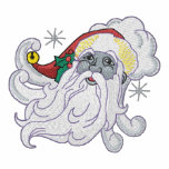 Santa Claus Portrait embroidered shirts