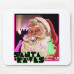 Santa Claus Rave shirt Mouse Pad