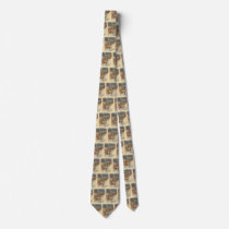 Santa Claus Reindeer Delivering Toys Christmas Eve Neck Tie