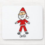 Santa Claus Stick Figure Mousepad