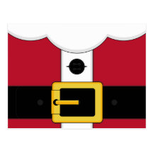 Santa Claus Suit Postcard