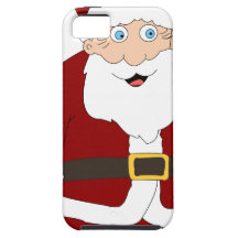Santa Claus tie iPhone 5 Cases