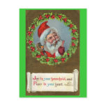 Santa Claus Traditional Postcard