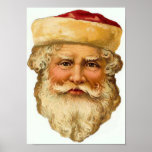 Santa Claus Vintage Card posters