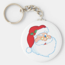Santa Claus Winking Key Chain