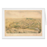 Santa Cruz, CA. Panoramic Map (1586A) - Unrestored Greeting Cards