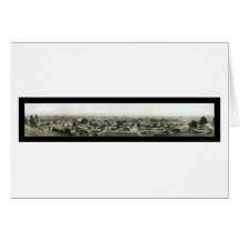 Santa Cruz CA Skyline Photo 1909 Card