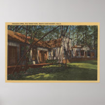 Santa Cruz County, CA - Pioneer Town Poster