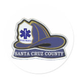 Santa Cruz County Paramedic Helmet Sticker