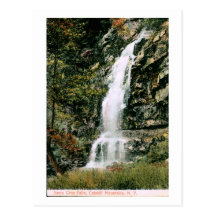 Santa Cruz Falls, Catskills, New York Vintage Postcard