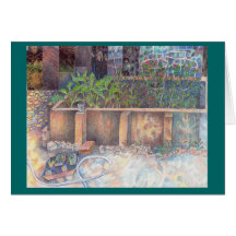 santa cruz garden greeting cards
