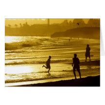 Santa Cruz Sunset Greeting Cards