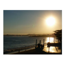 Santa Cruz Sunset Postcard
