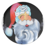 Santa Dinner Plates