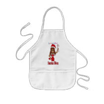 Santa Diva Girl Apron Ethnic