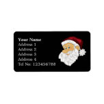 Santa Face Address labels (M)
