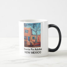 Santa Fe Adobe, New Mexico Coffee Mugs
