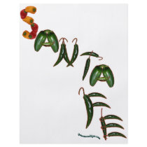 Santa Fe Chili Peppers Personalized Flyer