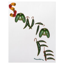 Santa Fe Chili Peppers Customized Letterhead