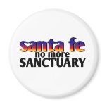 santa fe,no more sanctuary magnets