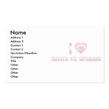 Santa Fe Springs, CA Business Card Templates