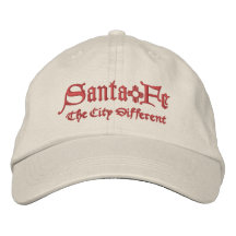 Santa Fe, The City Different Embroidered Hats