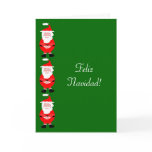 Santa Feliz Navidad Spanish Christmas Card