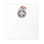 Santa Firefighter Memo Notepads