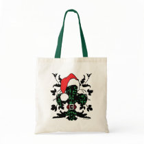 Santa Fleur de lis Canvas Bag