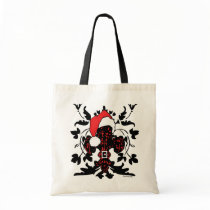 Santa Fleur de lis (red) Canvas Bag