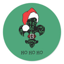 Santa Fleur de lis Sticker