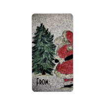 santa fresco custom address labels