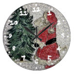 Santa Fresco wall clocks