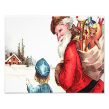 Santa Getting Directions Photograph