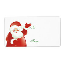Santa Gift Giving labels