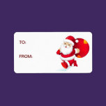 Santa Gift Stickers labels