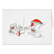Santa Greeting Card