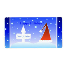 Santa hat - Label