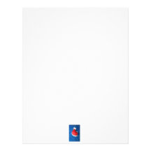 Santa hat on a bed of blue bubble beads letterhead design