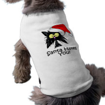 Santa Hates You Pet Shirt