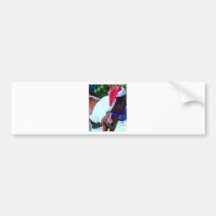 Santa Horse Bumper Stickers