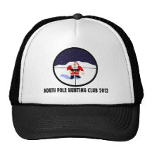 Santa Hunting Christmas Hat