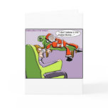 Santa In Therapy Funny Christmas Gifts & Tees Cards