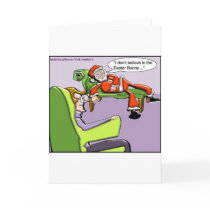 Santa In Therapy Funny Christmas Gifts & Tees Cards
