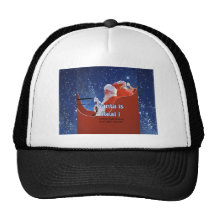 Santa is real! hat