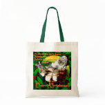 Santa is Watching! - Budget Tote Canvas Bags