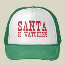 Santa Is Watching hats