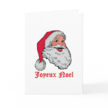 Santa Joyeux Noel Cards